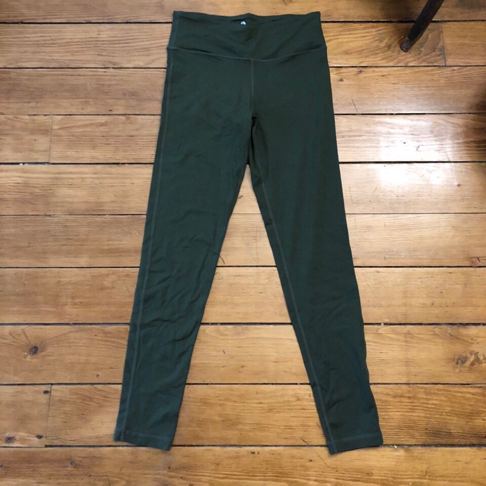 90 degree army green workout leggings size S